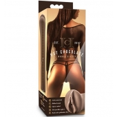 Коричневый мастубратор-вагина Nicole s Kitty - Blush Novelties - в Улан-Удэ купить с доставкой