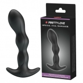 Черный анальный стимулятор простаты с вибрацией Special Anal Massager - 14,5 см. - Baile - в Улан-Удэ купить с доставкой