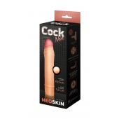 Телесная насадка-удлинитель из неоскин - 19,5 см. - LOVETOY (А-Полимер) - в Улан-Удэ купить с доставкой