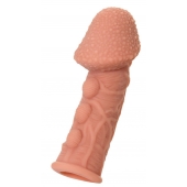 Насадка на фаллос с пузыриками, венками и ребристостью KOKOS Extreme Sleeve 09 - 12,7 см. - KOKOS - в Улан-Удэ купить с доставкой