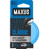 Классические презервативы в железном кейсе MAXUS Classic - 3 шт. - Maxus - купить с доставкой в Улан-Удэ