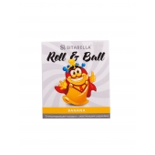Стимулирующий презерватив-насадка Roll   Ball Banana - Sitabella - купить с доставкой в Улан-Удэ