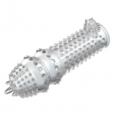 Закрытая прозрачная насадка Crystal sleeve - 14,2 см. - Erowoman-Eroman - в Улан-Удэ купить с доставкой