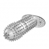 Закрытая прозрачная насадка Crystal sleeve - 12 см. - Erowoman-Eroman - в Улан-Удэ купить с доставкой