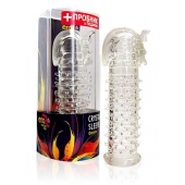 Закрытая прозрачная насадка на пенис Crystal Sleeve Faraon - 13,5 см. - Erowoman-Eroman - в Улан-Удэ купить с доставкой