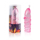 Закрытая рельефная насадка Crystal sleeve snakes в виде змеи с усиками - 14 см. - Erowoman-Eroman - в Улан-Удэ купить с доставкой