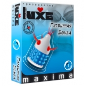 Презерватив LUXE Maxima  Глубинная бомба  - 1 шт. - Luxe - купить с доставкой в Улан-Удэ
