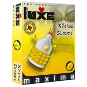 Презерватив LUXE Maxima  Желтый дьявол  - 1 шт. - Luxe - купить с доставкой в Улан-Удэ