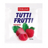 Пробник гель-смазки Tutti-frutti с малиновым вкусом - 4 гр. - Биоритм - купить с доставкой в Улан-Удэ