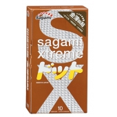 Презервативы Sagami Xtreme FEEL UP с точечной текстурой и линиями прилегания - 10 шт. - Sagami - купить с доставкой в Улан-Удэ