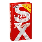 Утолщенные презервативы Sagami Xtreme Feel Long с точками - 10 шт. - Sagami - купить с доставкой в Улан-Удэ
