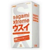 Ультратонкие презервативы Sagami Xtreme SUPERTHIN - 15 шт. - Sagami - купить с доставкой в Улан-Удэ