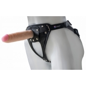 Универсальный мягкий пояс с насадкой Hard brutal BDSM-КОНСУЛ - 17 см. - LOVETOY (А-Полимер) - купить с доставкой в Улан-Удэ