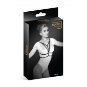 Черная упряжь на грудь Laura - Bijoux Pour Toi - купить с доставкой в Улан-Удэ