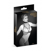 Черная упряжь на грудь Julia - Bijoux Pour Toi - купить с доставкой в Улан-Удэ
