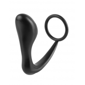 Эрекционное кольцо с анальной пробкой Ass-Gasm Cockring Plug - Pipedream - в Улан-Удэ купить с доставкой