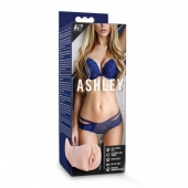 Телесный мастурбатор-вагина с вибропулей Ashley - Blush Novelties - в Улан-Удэ купить с доставкой