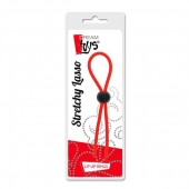 Красное эрекционное лассо с одной бусиной-утяжкой STRETCHY THIN LASSO - Dream Toys - в Улан-Удэ купить с доставкой