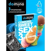 Презервативы для орального секса DOMINO Sweet Sex с ароматом мороженого - 3 шт. - Domino - купить с доставкой в Улан-Удэ