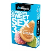 Презервативы для орального секса DOMINO Sweet Sex с ароматом мороженого - 3 шт. - Domino - купить с доставкой в Улан-Удэ