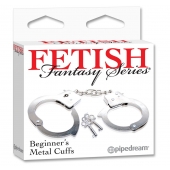 Металлические наручники Beginner s Metal Cuffs - Pipedream - купить с доставкой в Улан-Удэ