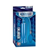 Синяя вакуумная помпа MENZSTUFF PENIS ENLARGER - Dream Toys - в Улан-Удэ купить с доставкой