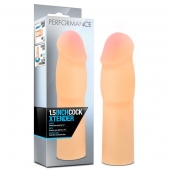 Телесная насадка-удлинитель на пенис PERFORMANCE 1.5INCH COCK XTENDER - 16 см. - Blush Novelties - в Улан-Удэ купить с доставкой