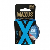Классические презервативы в пластиковом кейсе MAXUS Classic - 3 шт. - Maxus - купить с доставкой в Улан-Удэ
