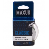 Классические презервативы в пластиковом кейсе MAXUS Classic - 3 шт. - Maxus - купить с доставкой в Улан-Удэ