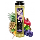 Массажное масло Libido Exotic Fruits с ароматом экзотических фруктов - 240 мл. - Shunga - купить с доставкой в Улан-Удэ
