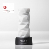 Белый 3D мастурбатор POLYGON - Tenga - в Улан-Удэ купить с доставкой