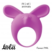 Фиолетовое эрекционное кольцо Fennec Phil - Lola Games - в Улан-Удэ купить с доставкой