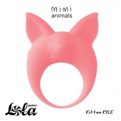 Оранжевое эрекционное кольцо Kitten Kyle - Lola Games - в Улан-Удэ купить с доставкой