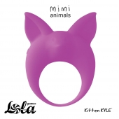 Фиолетовое эрекционное кольцо Kitten Kyle - Lola Games - в Улан-Удэ купить с доставкой