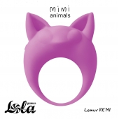 Фиолетовое эрекционное кольцо Lemur Remi - Lola Games - в Улан-Удэ купить с доставкой