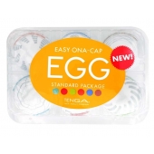 Набор из 6 мастурбаторов Tenga EGG Easy Beat с различным рельефом - Tenga - в Улан-Удэ купить с доставкой