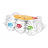 Набор из 6 мастурбаторов Tenga EGG Easy Beat с различным рельефом - Tenga - в Улан-Удэ купить с доставкой