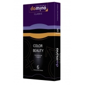 Разноцветные презервативы DOMINO Colour Beauty - 6 шт. - Domino - купить с доставкой в Улан-Удэ