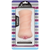 Телесный мастурбатор-вагина X-Basic Pocket Pussy без вибрации - Lovetoy - в Улан-Удэ купить с доставкой