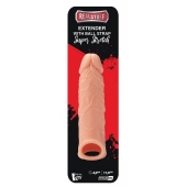 Телесная насадка EXTENDER WITH BALL STRAP 6.5 - 17 см. - Dream Toys - в Улан-Удэ купить с доставкой