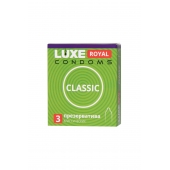 Гладкие презервативы LUXE Royal Classic - 3 шт. - Luxe - купить с доставкой в Улан-Удэ