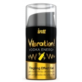Жидкий интимный гель с эффектом вибрации Vibration! Vodka Energy - 15 мл. - INTT - купить с доставкой в Улан-Удэ