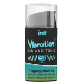 Жидкий интимный гель с эффектом вибрации Vibration! Gin   Tonic - 15 мл. - INTT - купить с доставкой в Улан-Удэ