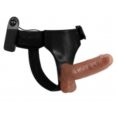 Страпон на трусиках с вибрацией Ultra Passionate Harness - 16 см. - Baile - купить с доставкой в Улан-Удэ