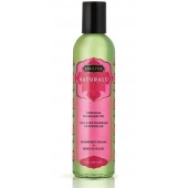 Массажное масло Naturals Strawberry Dreams с ароматом клубники - 236 мл. - Kama Sutra - купить с доставкой в Улан-Удэ