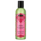 Массажное масло Naturals Strawberry Dreams с ароматом клубники - 59 мл. - Kama Sutra - купить с доставкой в Улан-Удэ