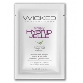 Гель-лубрикант на водно-силиконовой основе Simply Hybrid Jelle - 3 мл. - Wicked - купить с доставкой в Улан-Удэ