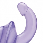 Фиолетовый безремневой страпон Strapless Strap-On - Lux Fetish - купить с доставкой в Улан-Удэ