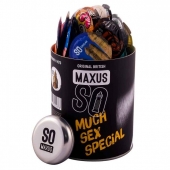 Текстурированные презервативы в кейсе MAXUS So Much Sex - 100 шт. - Maxus - купить с доставкой в Улан-Удэ