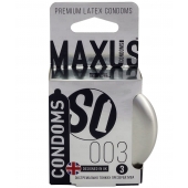 Экстремально тонкие презервативы в железном кейсе MAXUS Extreme Thin - 3 шт. - Maxus - купить с доставкой в Улан-Удэ